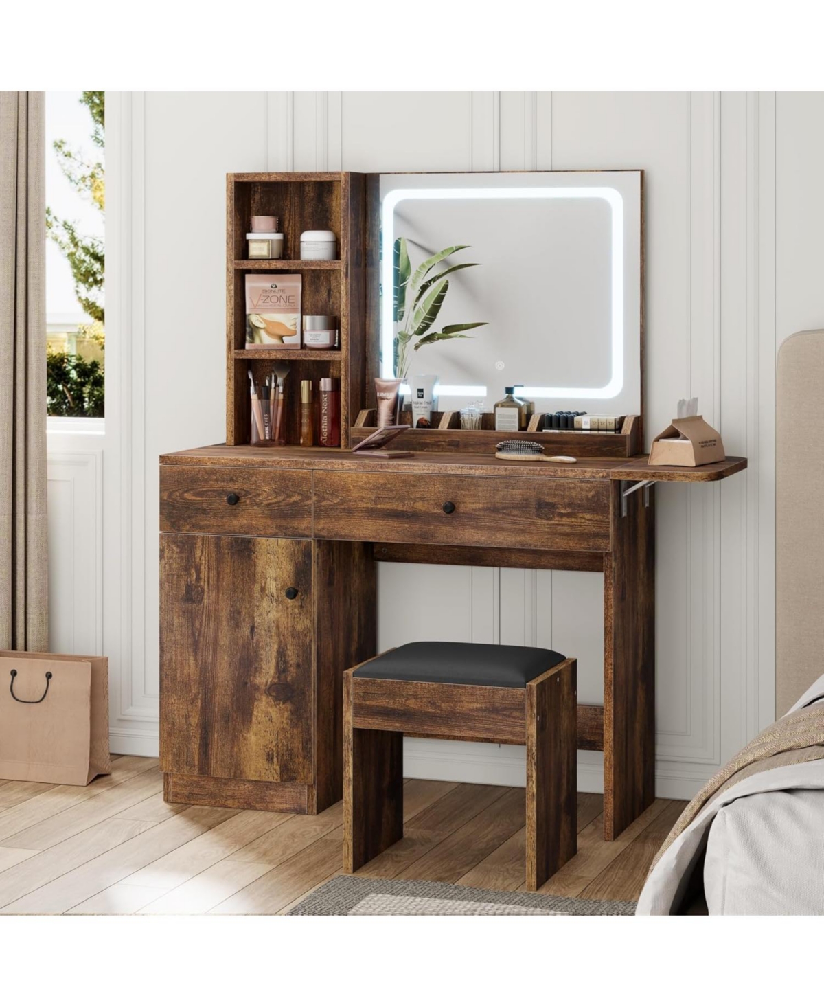 Gaomon Makeup Vanity Desk Mirror and Lights