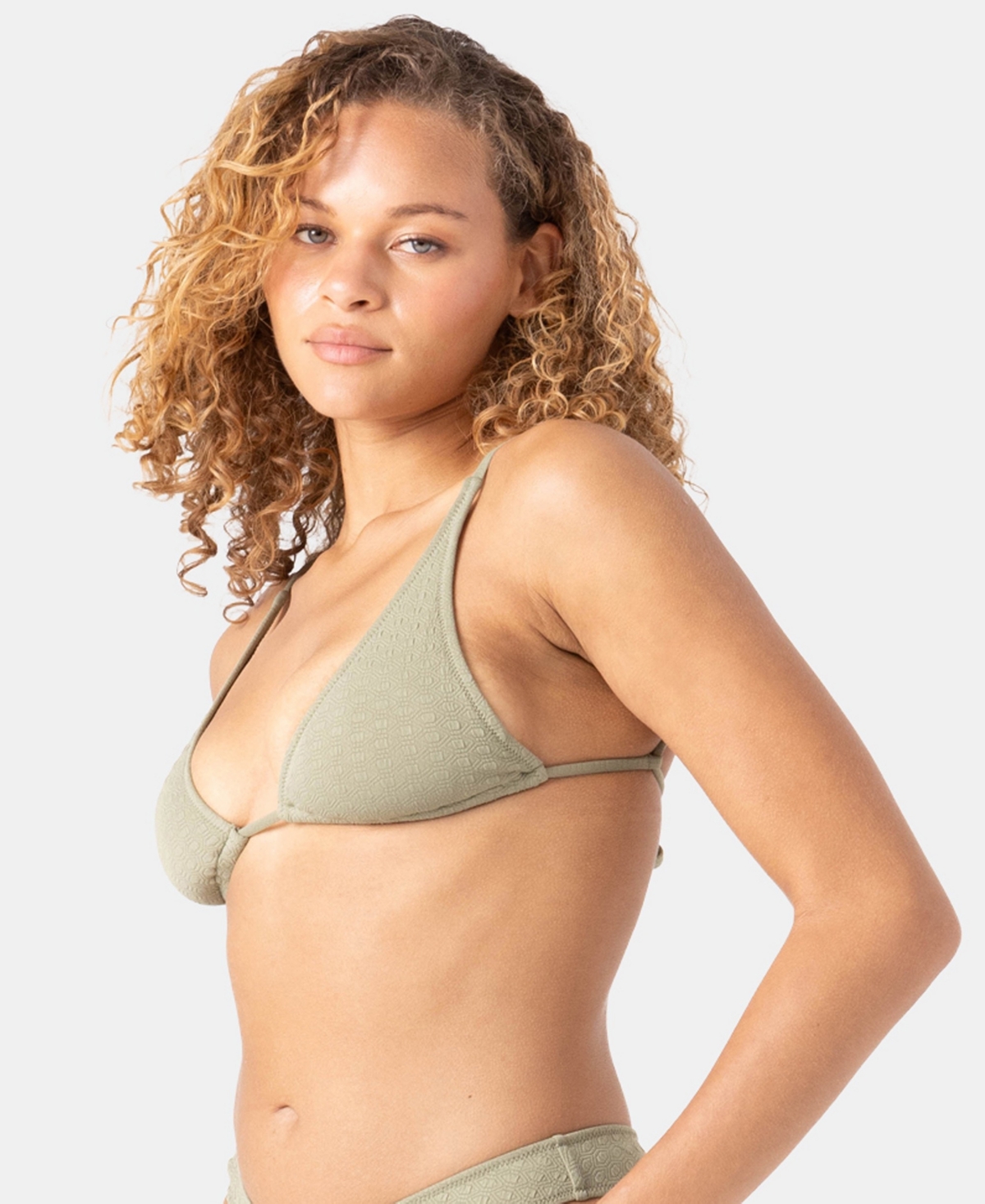 Roxy Juniors' Haliewa Built-Up Triangle Bikini Top