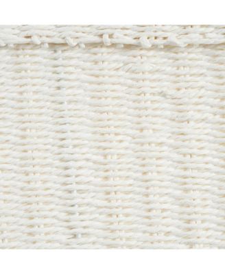 Small Wicker Basket with Lid, Multipurpose Storage Basket