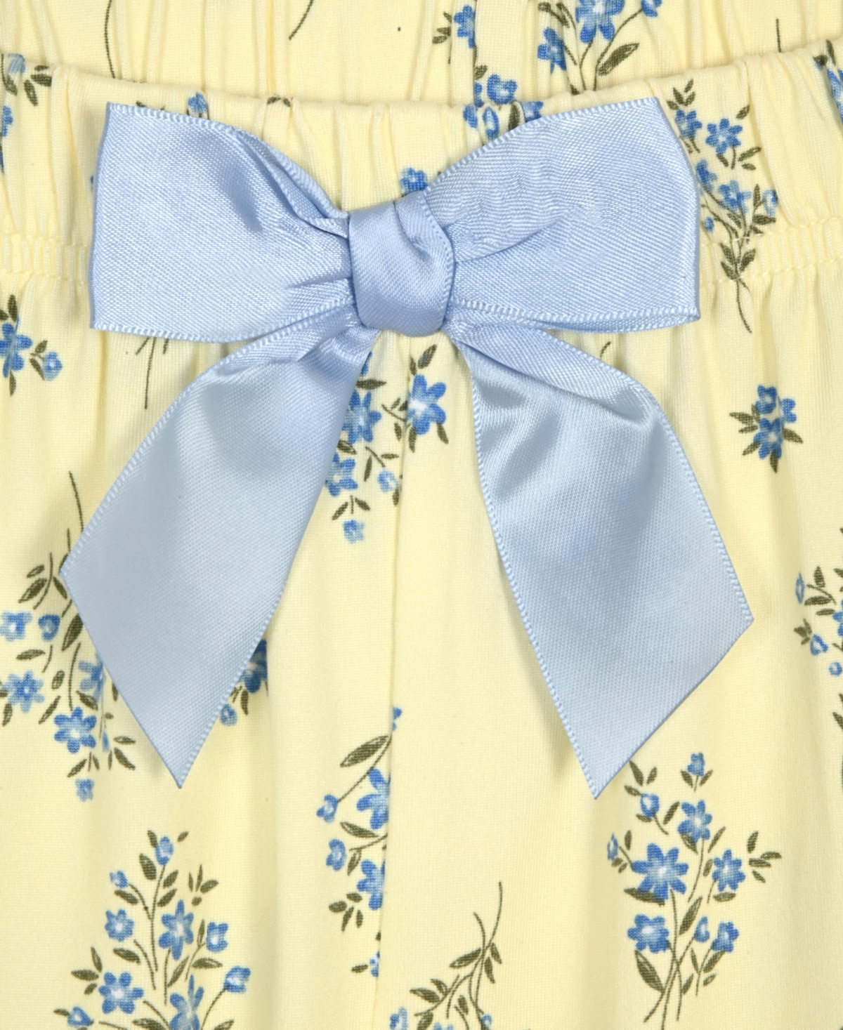 Max & Olivia Girls' 6X-14 Floral Print Top, Short Pants Scrunchie, 3-Piece Set