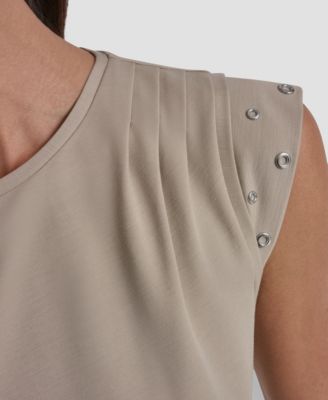 Women's Stud-Detail Sleeveless Top