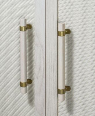 34.35" Wood Sophia Wooden 2-Door Accent Cabinet