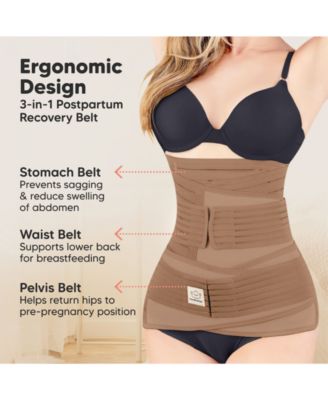 Maternity Revive 3 in 1 Postpartum Belly Band Wrap, Post Partum Recovery, Postpartum Waist Binder Shapewear