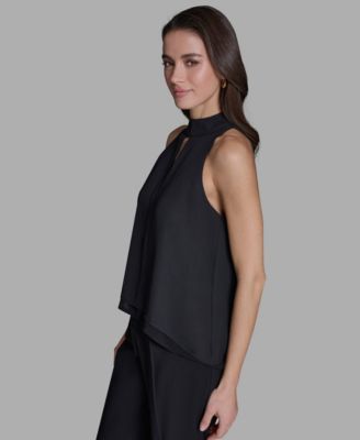 Women's Sleeveless Halter Neck Blouse