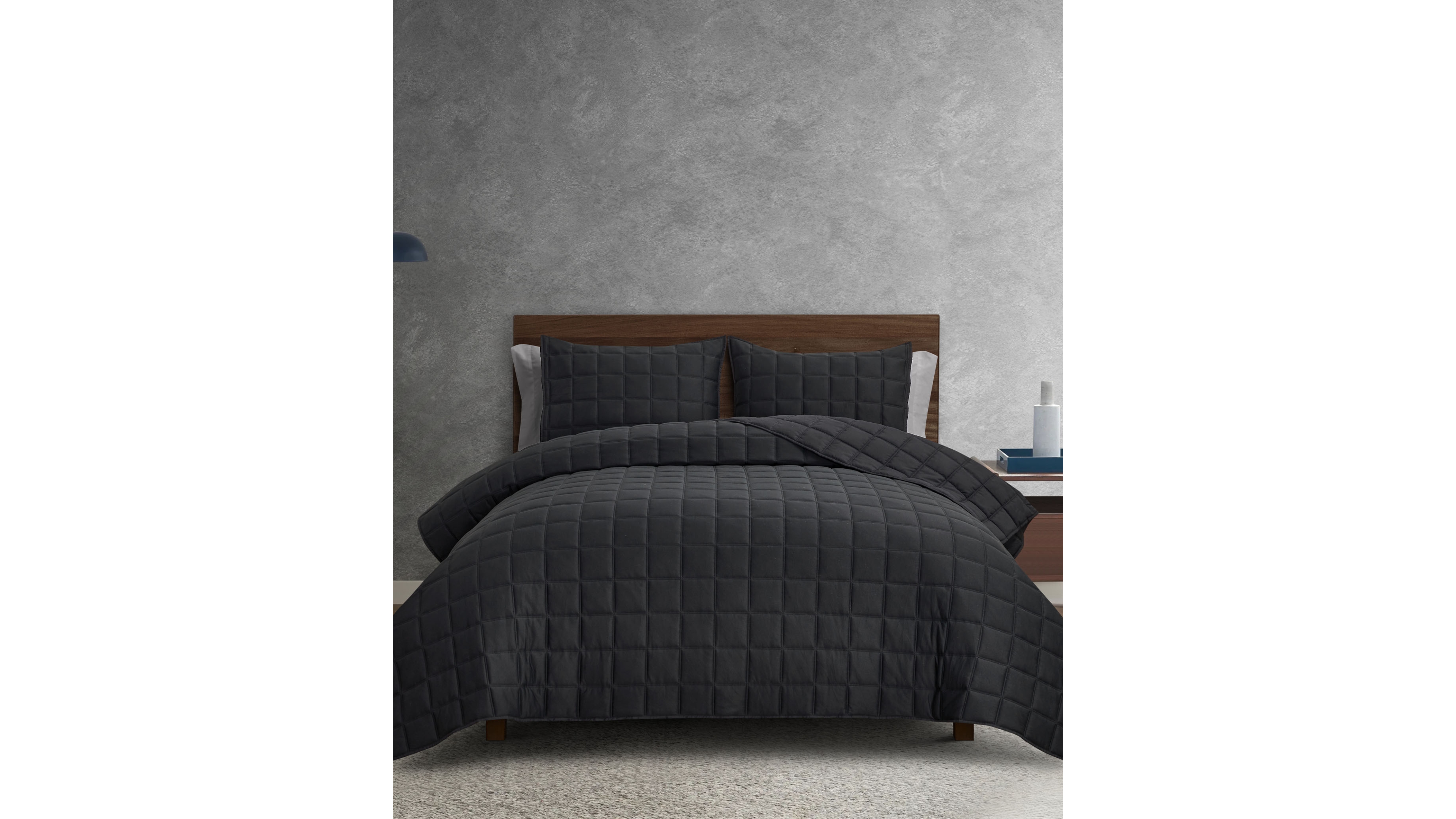 Perry Ellis Clarice Textured 3-Pc. Quilt Set, King