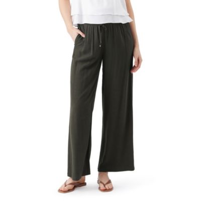 Women's Wide Leg Tencel Pant Olive