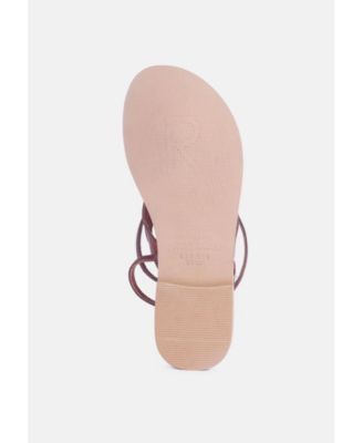 WRAP-UP Tie around Flat Womens Sandals