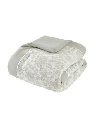 Fiona Floral 9-Pc. Comforter Set, Full