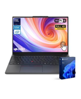 ThinkPad E16 16" Traditional Laptop Intel Core Ultra 7 16GB RAM Intel Graphics 512GB SSD Storage Windows 11 Pro 60Hz - Black