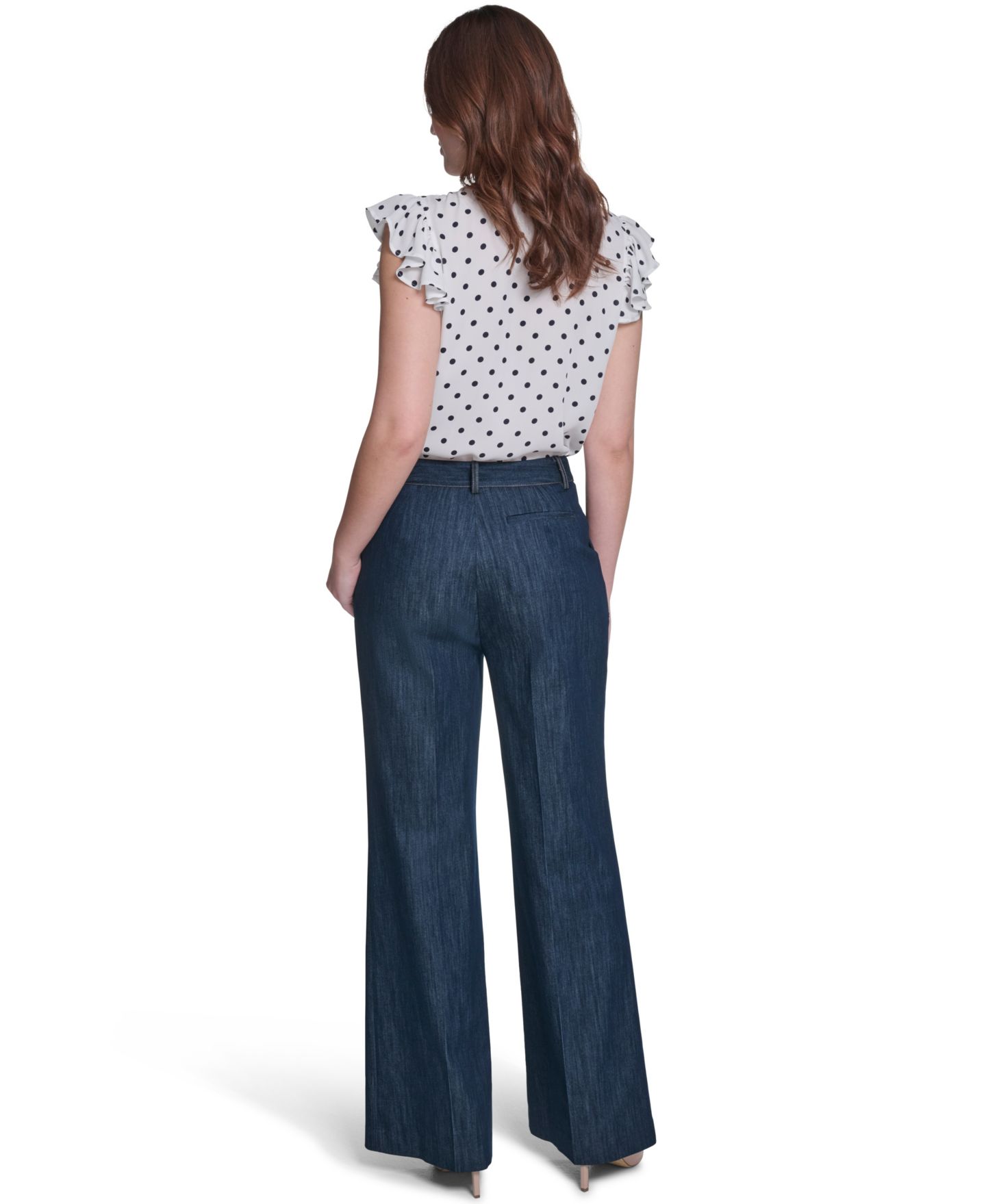 Женские брюки Tommy Hilfiger Denim Sailor, цвет: Тёмно-синий — фото 6