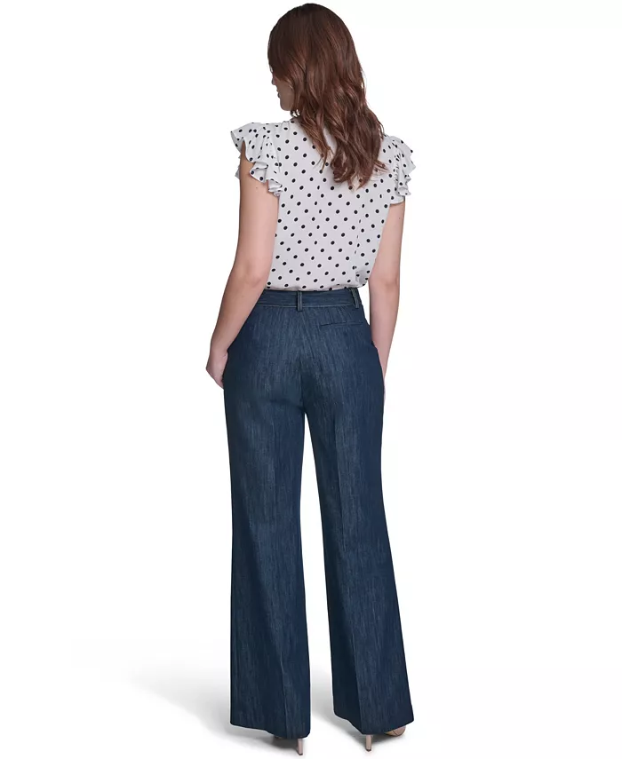 Women's Denim Sailor Pants - thumbnail 6