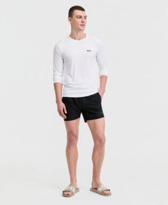 BOSS by Men's Long-Sleeve Rashguard Swim Shirt