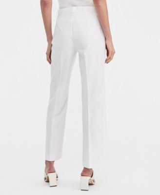 Petite Stretch Mid-Rise Flare Pants