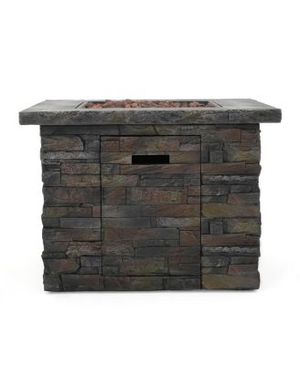 35" SQUARE MGO FIRE PIT - 40000 BTU.