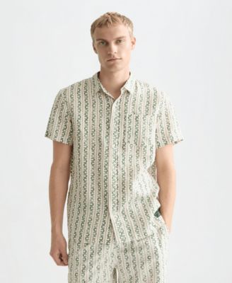 Men's Printed Short-Sleeve Shirt