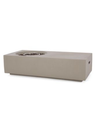 RECTANGLE 14.75" MGO FIRE PIT - 50 000 BTU