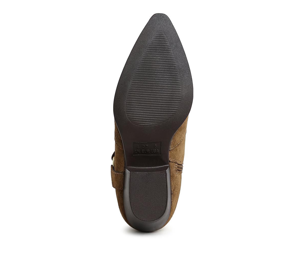 Jockey Harness Detail Ankle Boots