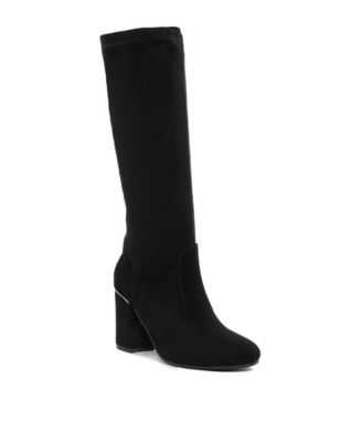 Womens Saloniki Microfiber Calf Boots