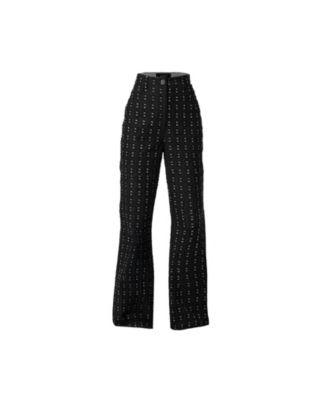 Women's Textured Wide-Leg Jeans