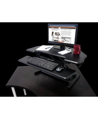 High Rise Corner Height Adjustable Sit-Stand Workstation