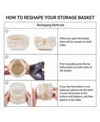 Makeup Brush Holder Organizer: Mini Decorative Baskets for Home