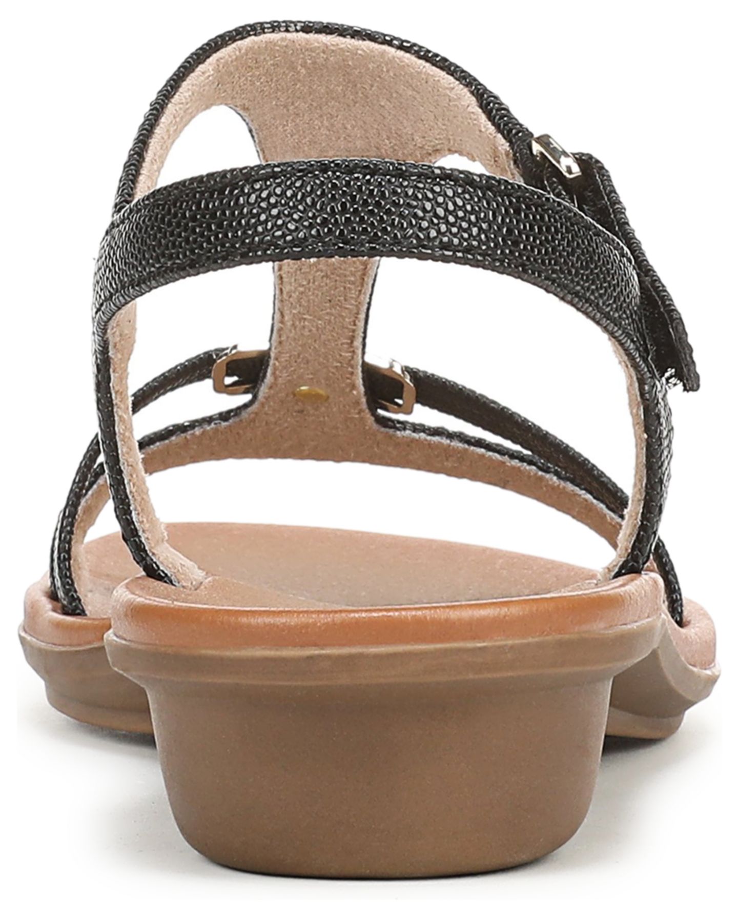 Женские сандалии Naturalizer Sofia Strappy, цвет: Чёрная искусственная кожа — фото 3