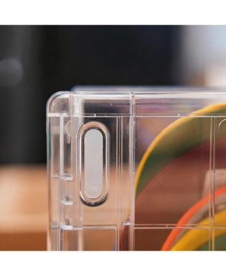 Stackable Baseball Cap Organizer with Clear View and Slide Drawer