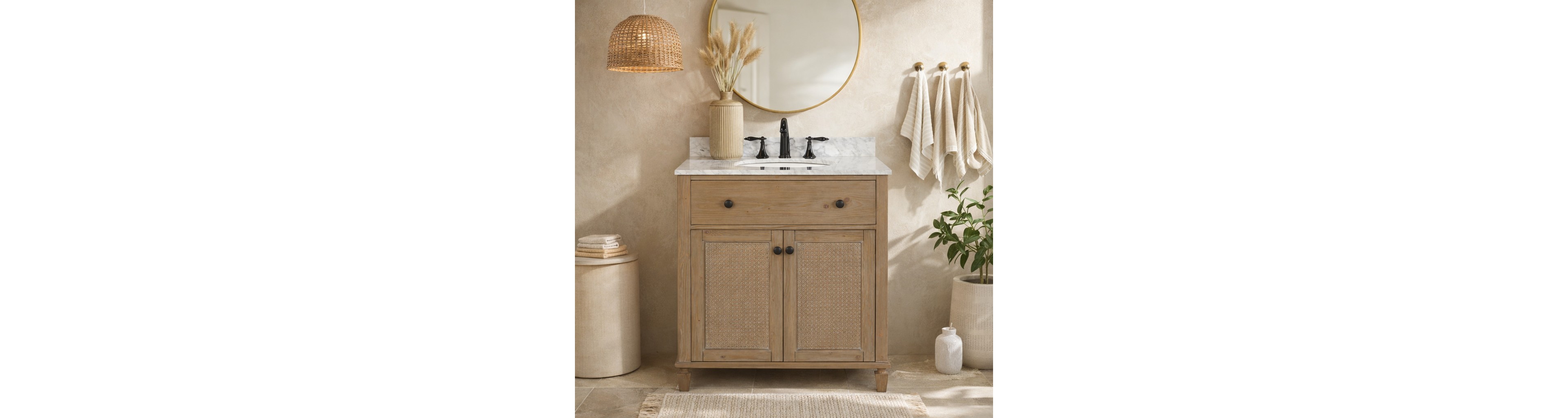 Ari Bath 30" Annie, Weathered Fir Finish