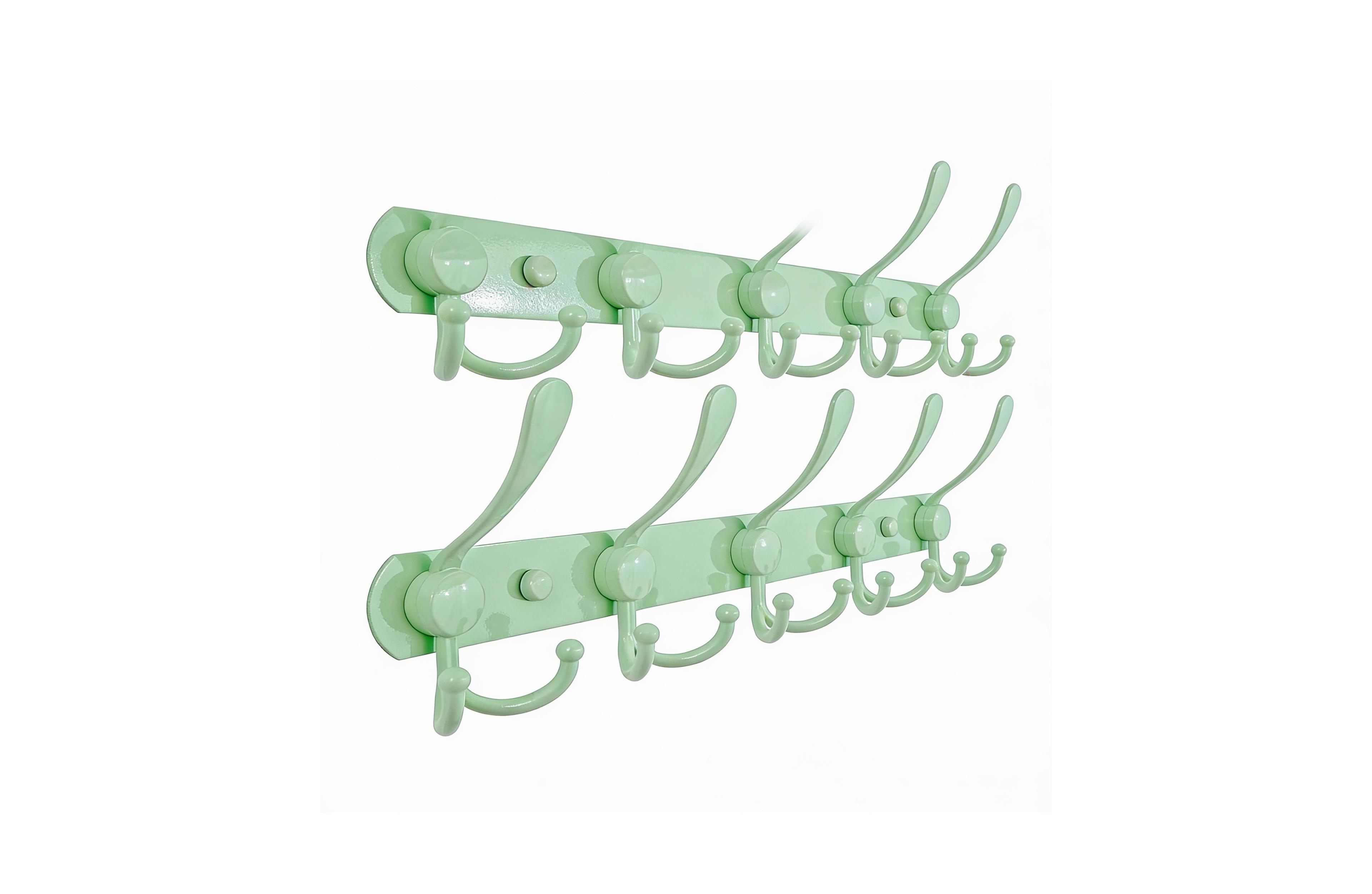 Yigii Stainless Steel 5-Tri Hook Wall Rack for Coats, Hats, Towels, Purse, Scarfs, Robes