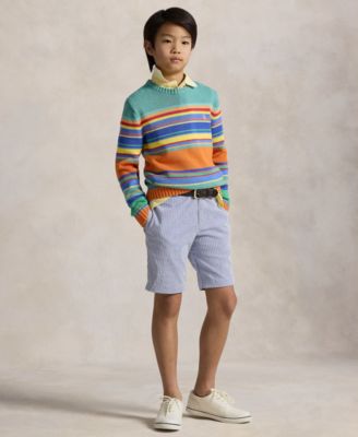 Big Boys Stretch Seersucker Shorts