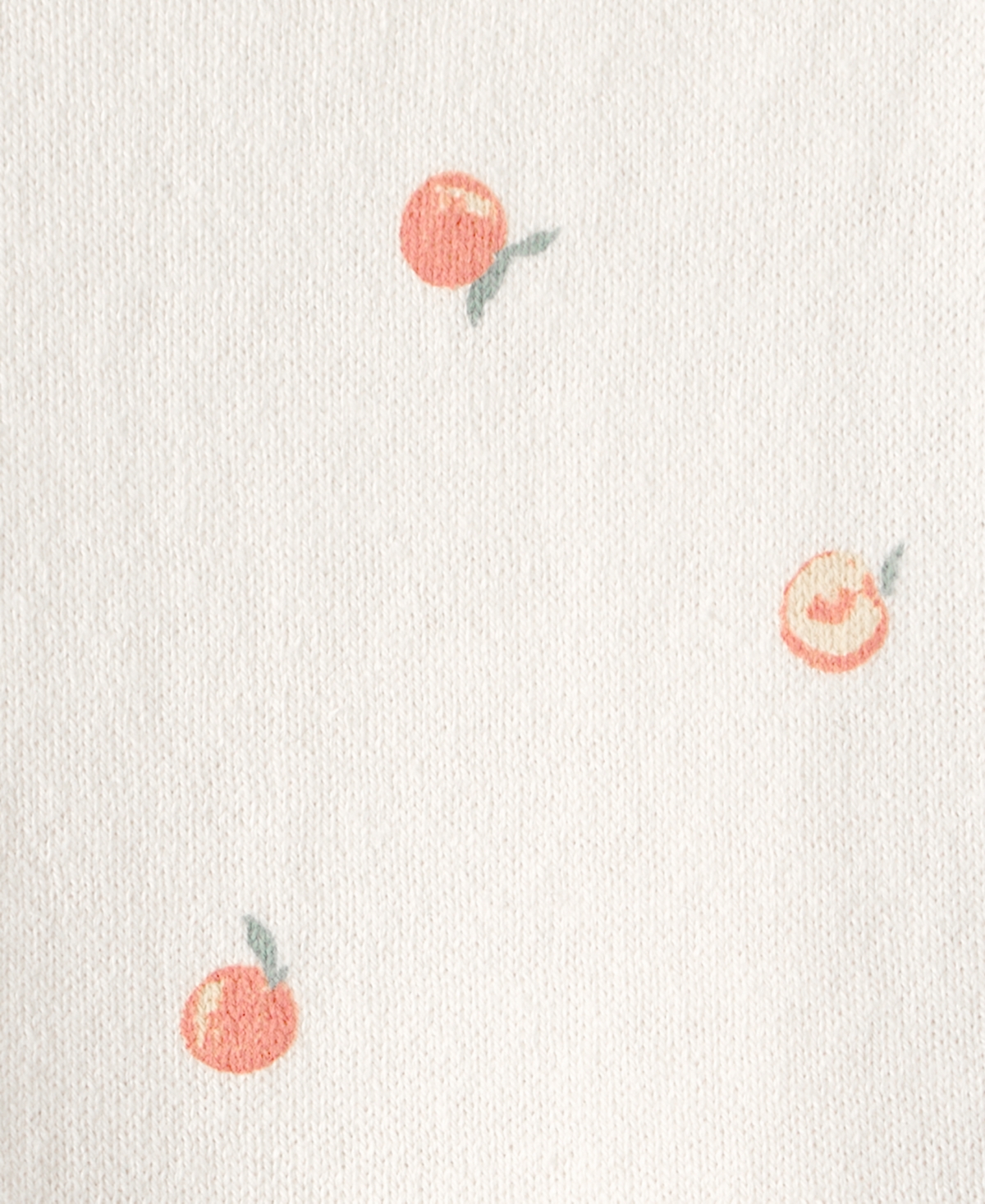 Carter's Baby Girls' Peach Print Short-Sleeve Romper