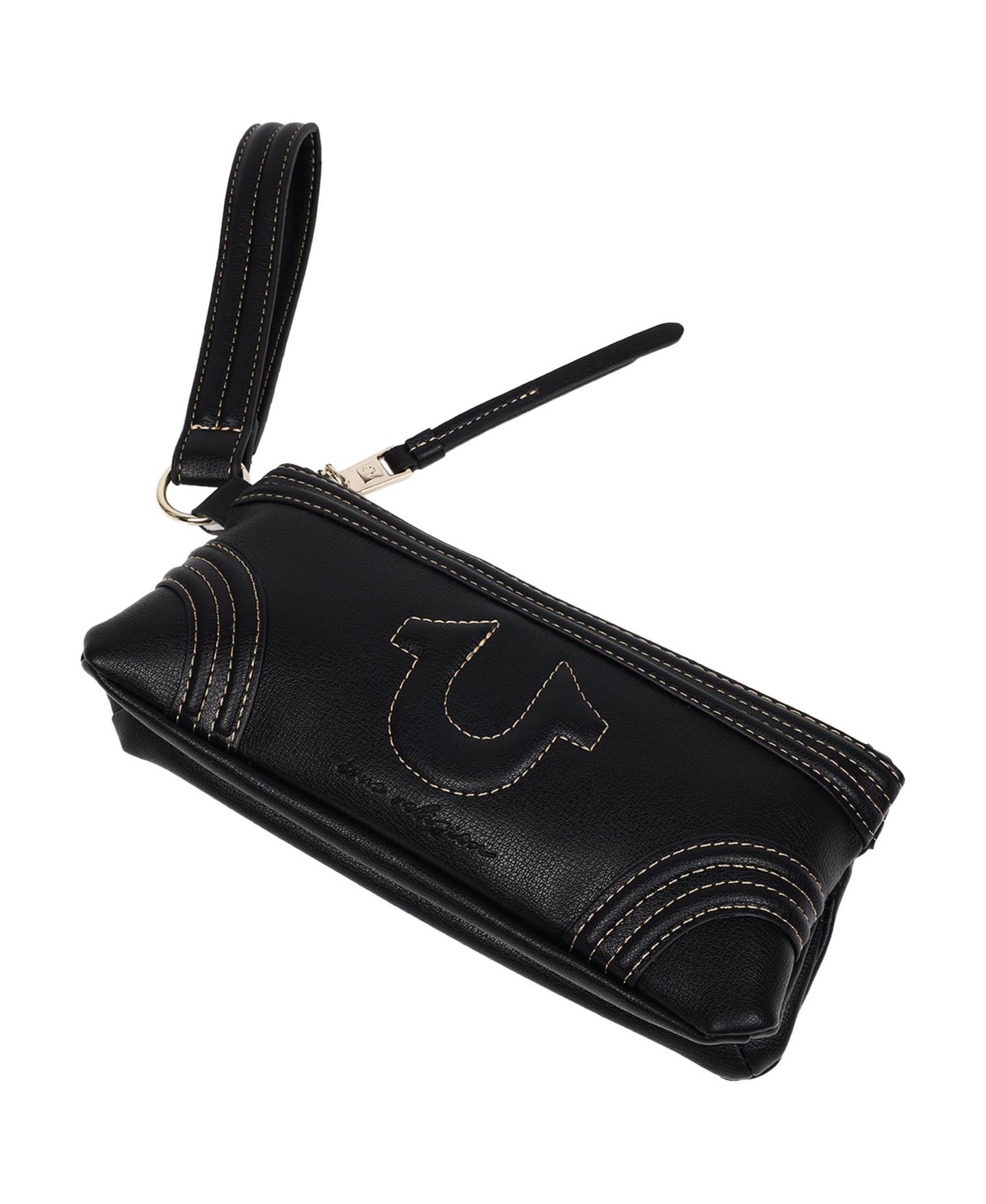 Женский кошелёк True Religion Bombe Horseshoe Wristlet Wallet, цвет: Чёрный — фото 7