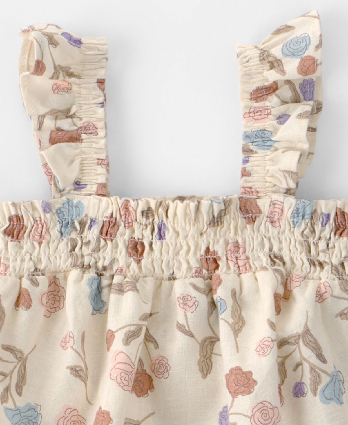 Carter's Baby Girls' Floral Top, Diaper and Headband, 3-Piece Set