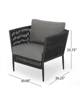 Outdoor Hanford Club Chair Dazzling Textures Exquisite Design Premium Patio Seating for Garden Backyard
