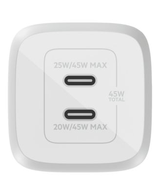 BoostCharge Pro Dual USB-C GaN Wall Charger with PPS 45W