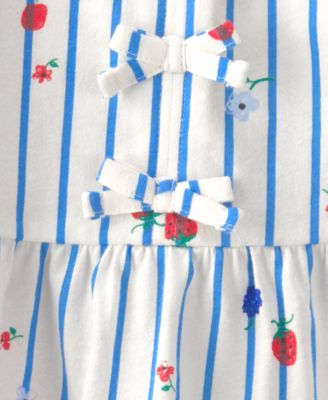 Girls' Toddler 2T-5T Strawberry Printed Top and Shorts, 2-Piece Set