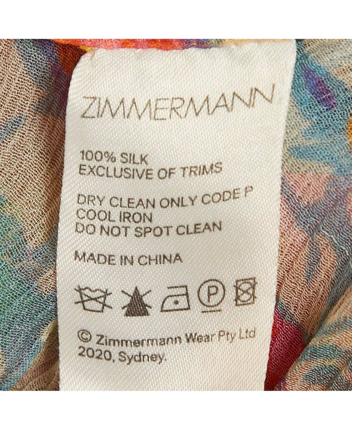 Pre-Owned Zimmermann Women's Multicolor Floral Print Crinkle Silk Maxi Dress