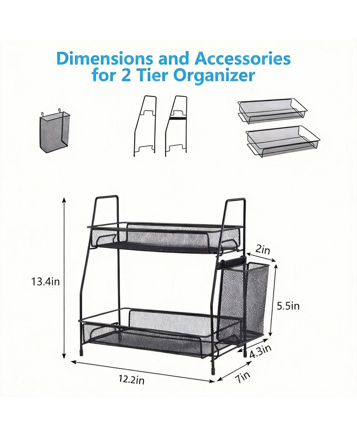 Yigii Multi-Purpose Space-Saving Countertop Organizer