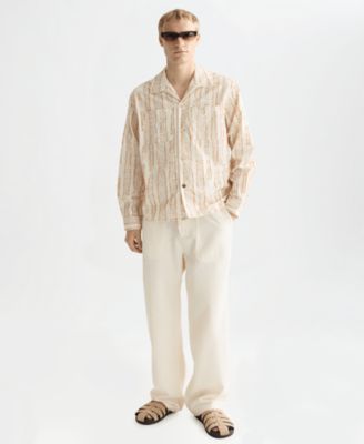 Men's Jacquard Boxy-Fit Shirt