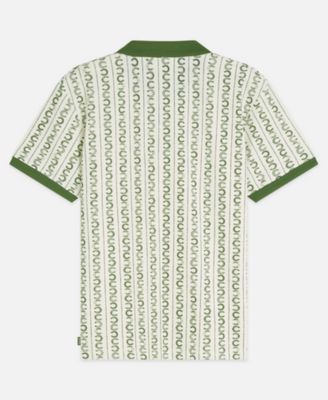 Men's Micro-Printed Regular-Fit Polo Shirt