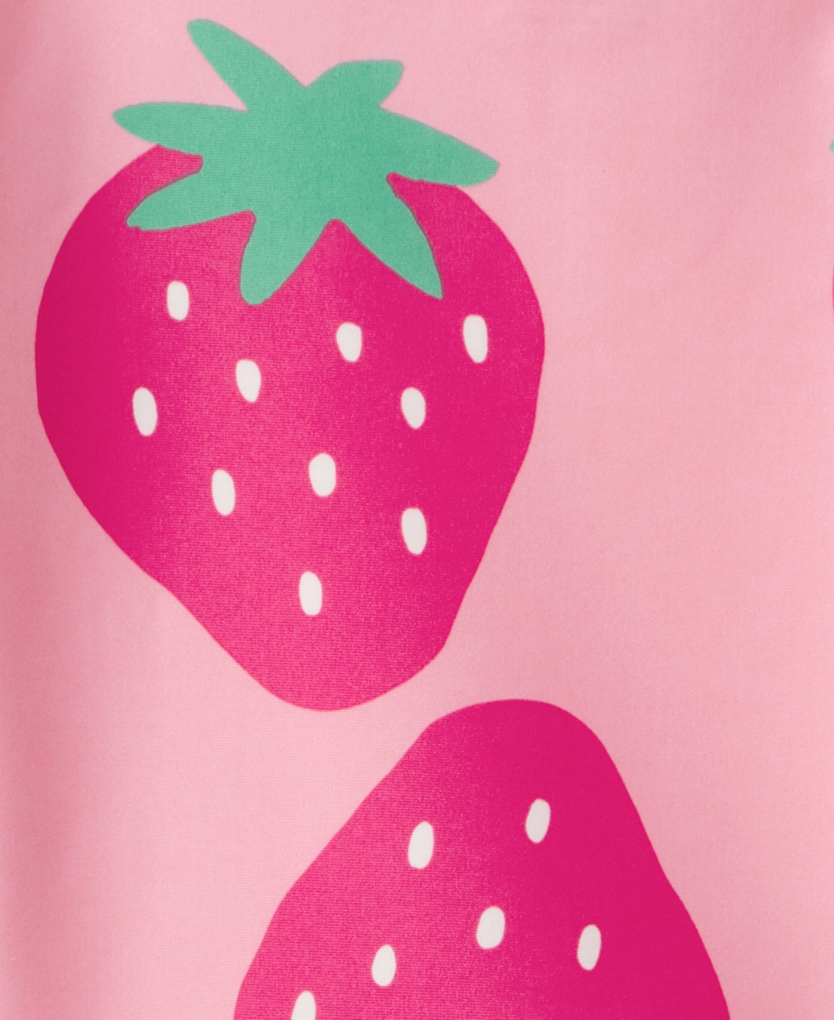 Carter's Girls' Toddler 2T-5T Strawberry Rashguard, Swim Top & Bottoms, 3-Piece Set