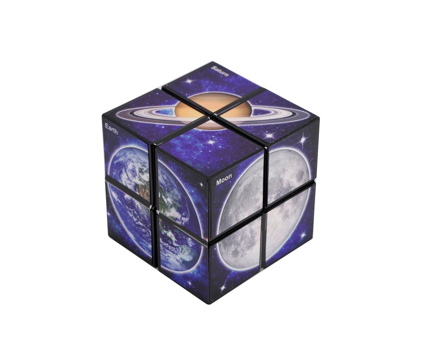 Детский пазл Bruce & Shark Galaxy 2-in-1 Magic Cube Puzzle, 2-Piece, Ages 8+, цвет: Синий — фото 10