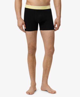 Men's 3-Pack Cotton Stretch Color Waistband Boxer Briefs