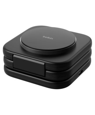 BoostCharge Pro 3-in-1 Magnetic Wireless Charging Travel Pad with Qi2 15W