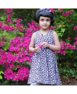 Toddler Girls Fair Trade Organic Cotton Print Sleeveless Twirl Dress