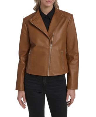 Women's Stand Collar Racer Jacket