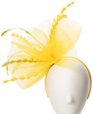 Crinoline and Feather Fascinator Hat