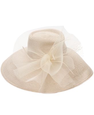 Romantic Profile Crinoline Hat