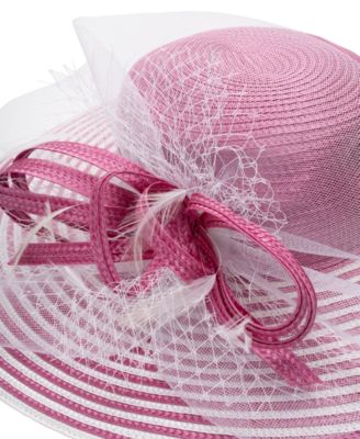 Striped Wide Brim Hat