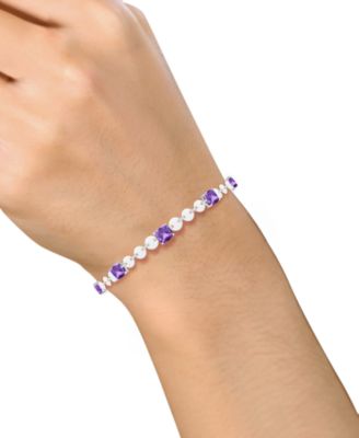 Amethyst (4-1/2 ct. t.w.) Bracelet in Sterling Silver (Also Available in Sapphire, Citrine, Blue Topaz)